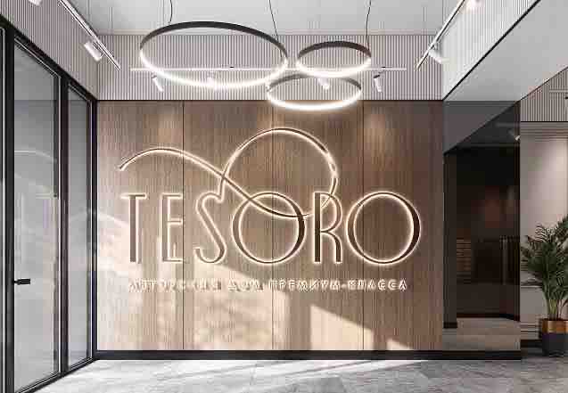Commercial interior design for premium residential complex TESORO