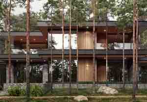 Villa in a pine forest